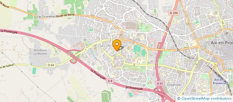 localisation de l'entreprise SCI BENDELLAA ET FILS à AIX-EN-PROVENCE