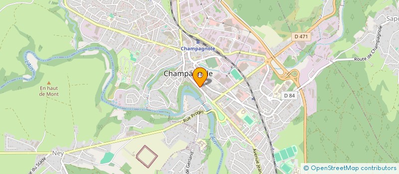 localisation de l'entreprise SCI BENDER  CHAMPAGNOLE