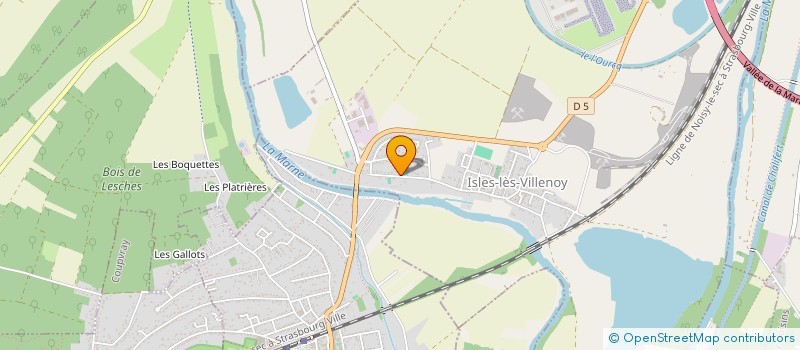 localisation de l'entreprise SCI BENDIAL  ISLES-LES-VILLENOY