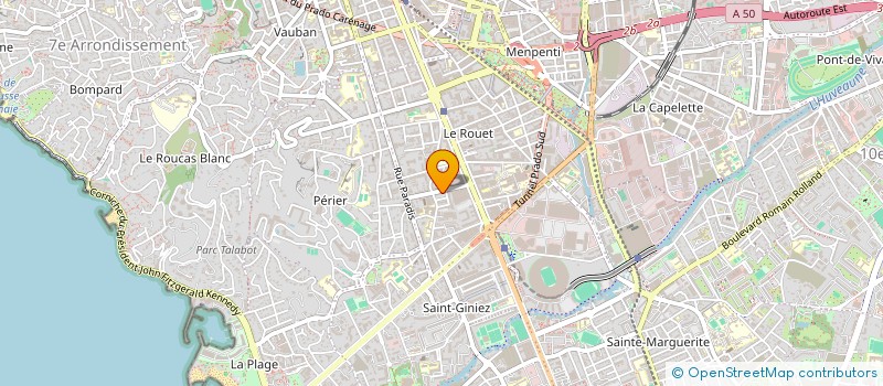 localisation de l'entreprise SCI BENDOR à MARSEILLE