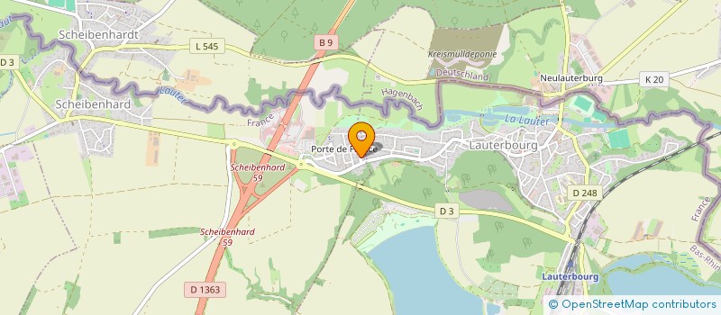 localisation de l'entreprise SCI BENDORFF  SCHEIBENHARD