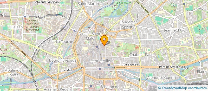 localisation de l'entreprise SCI BENE  RENNES