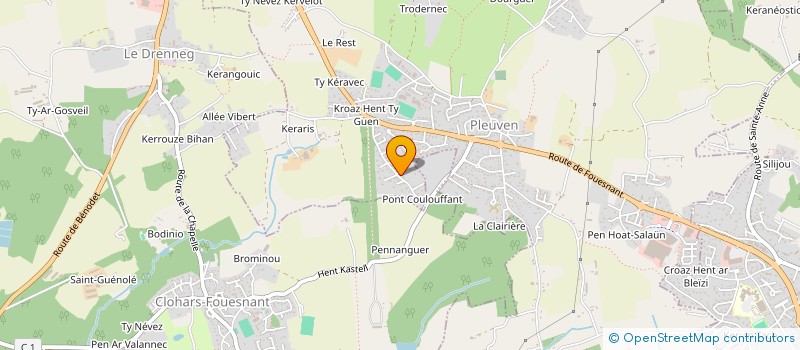 localisation de l'entreprise SCI BENEAT J.  PLEUVEN