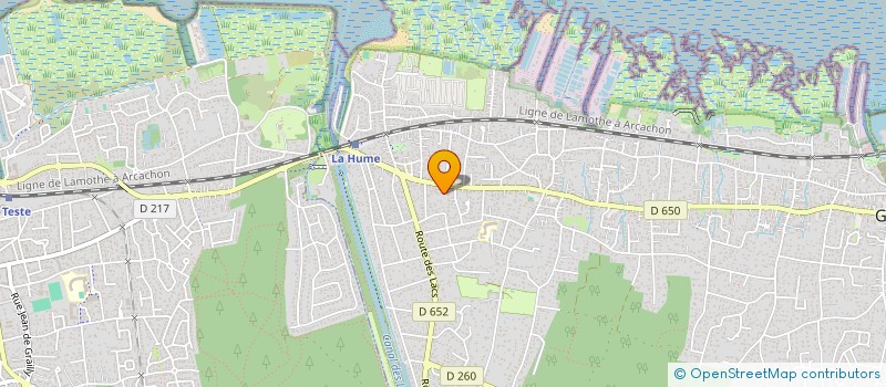 localisation de l'entreprise SCI BENECH-PLAIRE  GUJAN-MESTRAS