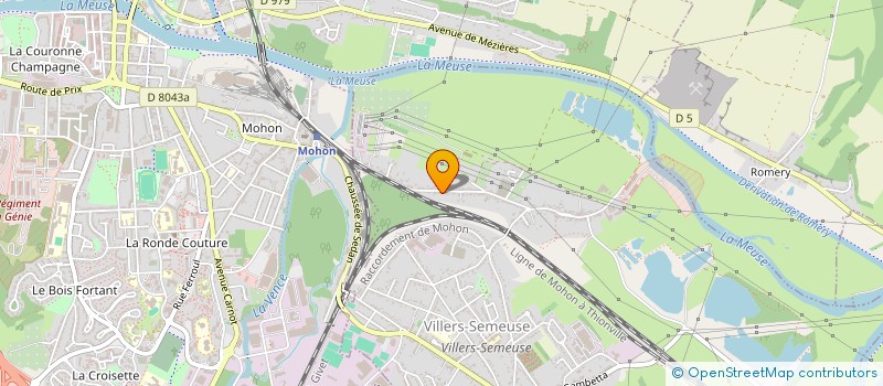 localisation de l'entreprise SCI BENEDICITE  VILLERS-SEMEUSE