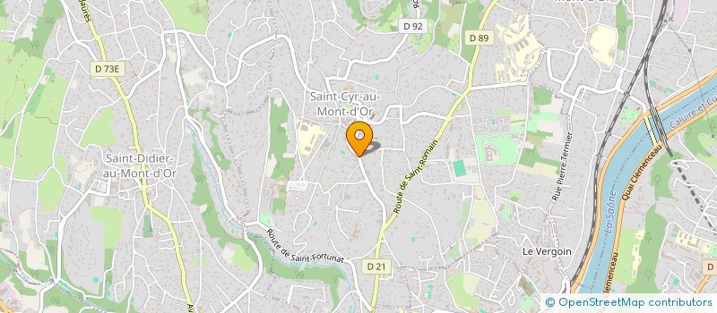 localisation de l'entreprise SCI BENEDICTA DOMUS  SAINT-CYR-AU-MONT-D'OR