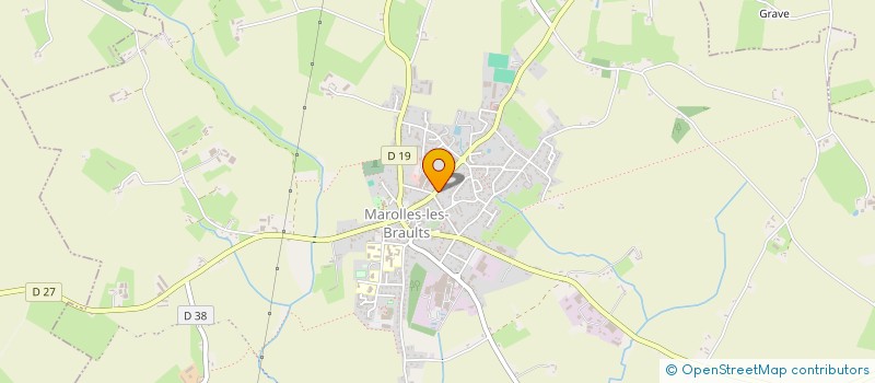 localisation de l'entreprise SCI BENEDICTE  MAROLLES-LES-BRAULTS