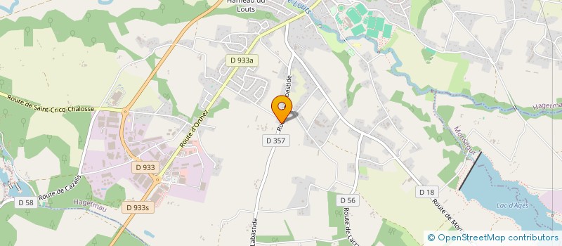 localisation de l'entreprise SCI BENEGIL IMMOBILIER  HAGETMAU