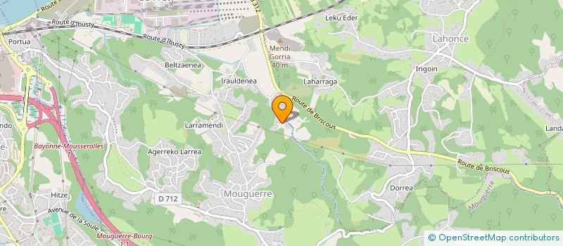 localisation de l'entreprise SCI BENEIX  MOUGUERRE