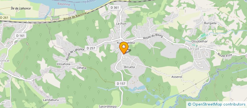 localisation de l'entreprise SCI BENEJOE  URCUIT