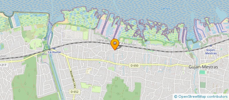 localisation de l'entreprise SCI BENELA  GUJAN-MESTRAS