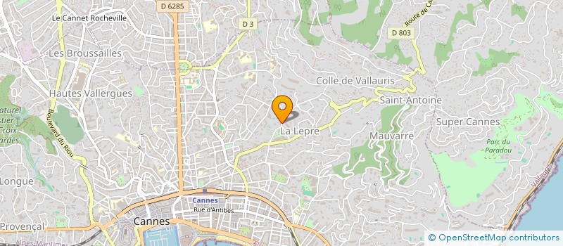 localisation de l'entreprise SCI BENELEN  MOUANS-SARTOUX