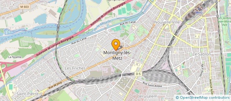 localisation de l'entreprise SCI BENELI à MONTIGNY-LES-METZ
