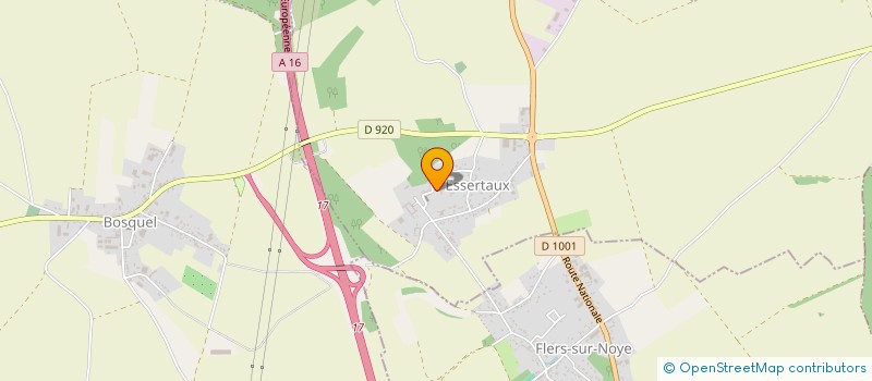 localisation de l'entreprise SCI BENELO  ESSERTAUX