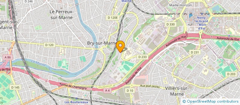 localisation de l'entreprise SCI BENELO à BRY-SUR-MARNE