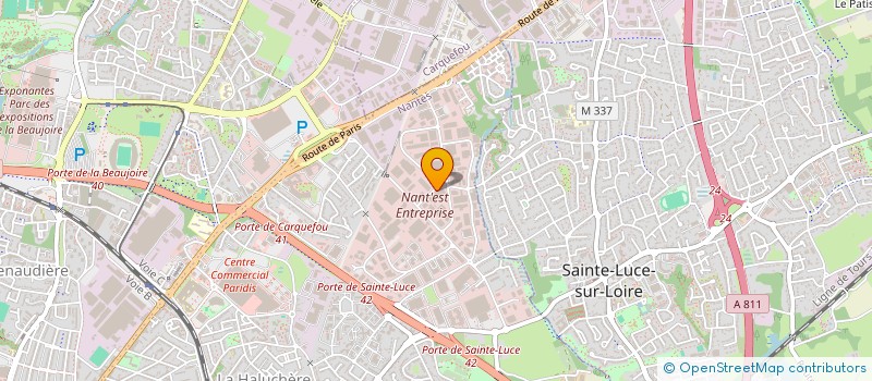 localisation de l'entreprise SCI BENELUX AM2R  NANTES