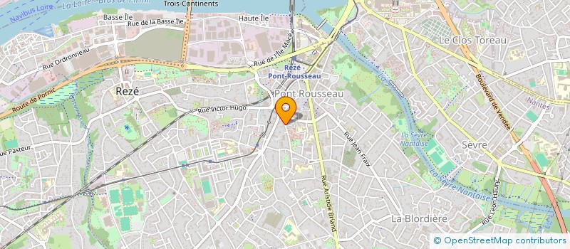 localisation de l'entreprise SCI BENEPHIL  REZE