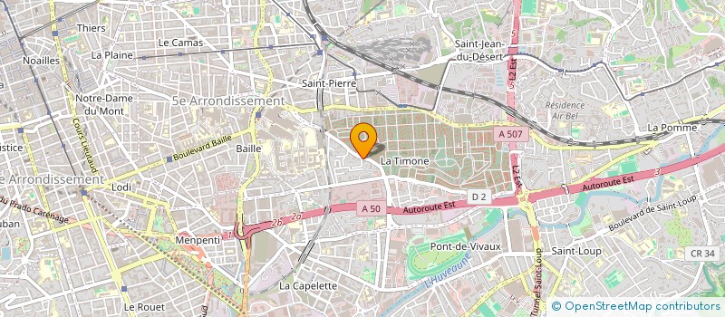localisation de l'entreprise SCI BENERA à MARSEILLE