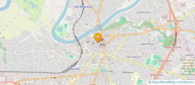 localisation de l'entreprise SCI BENERIC à ALBI