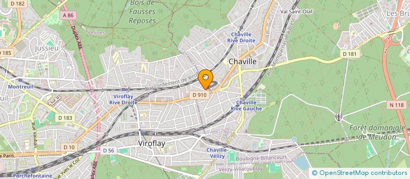 localisation de l'entreprise SCI BENESSE FAMILY  VIROFLAY