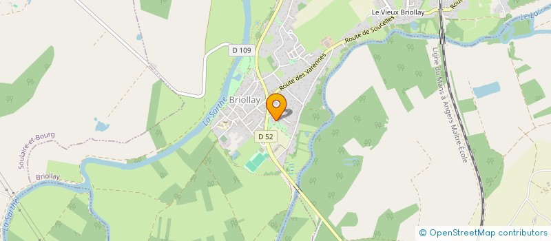 localisation de l'entreprise SCI BENETANG  BRIOLLAY