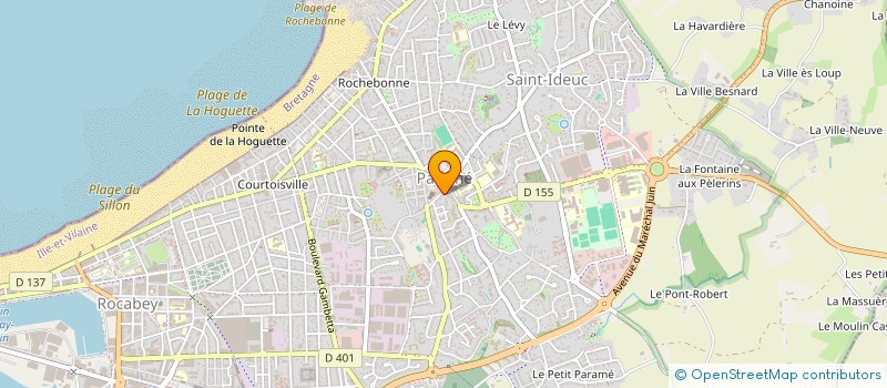 localisation de l'entreprise SCI BENETIN  SAINT-MALO