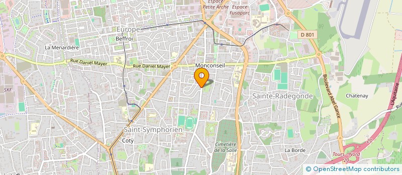 localisation de l'entreprise SCI BENEUX  TOURS