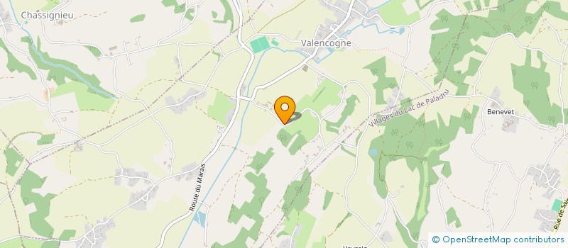 localisation de l'entreprise SCI BENEVOLO  VALENCOGNE