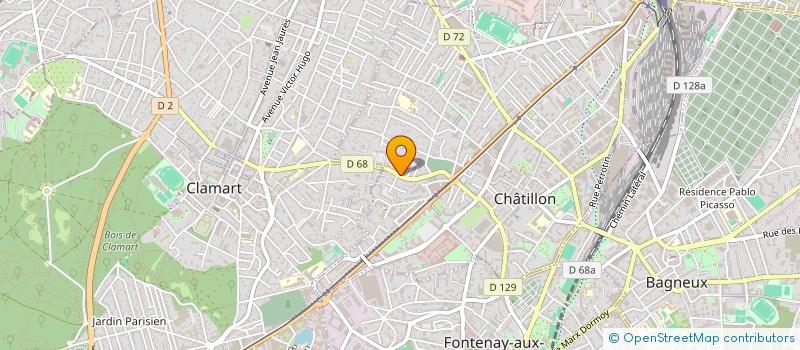 localisation de l'entreprise SCI BENFA  CHATILLON