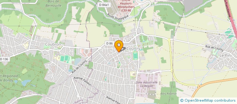 localisation de l'entreprise SCI BENFLO à COURTRY
