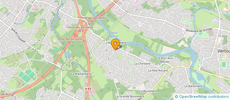 localisation de l'entreprise SCI BENGHERADA  VERTOU