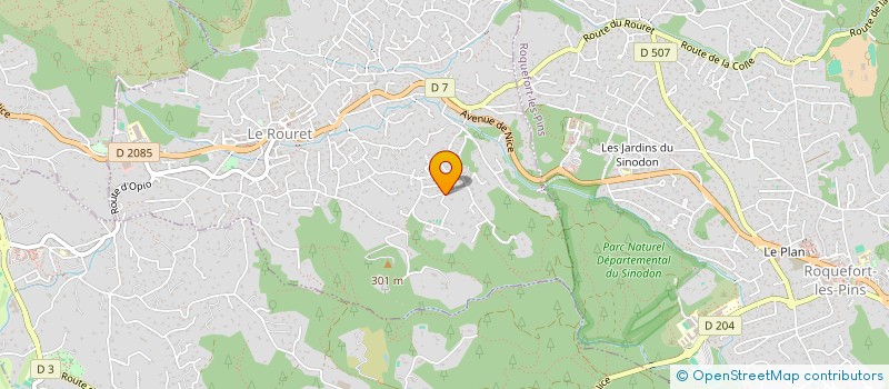 localisation de l'entreprise SCI BENGUI  LE ROURET