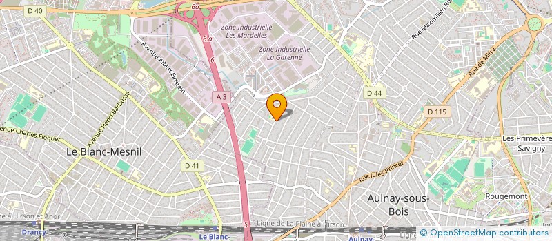 localisation de l'entreprise SCI BENHAMMOU à AULNAY-SOUS-BOIS
