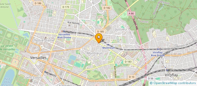 localisation de l'entreprise SCI BENHAMOU-RHUMATOLOGUE à VERSAILLES