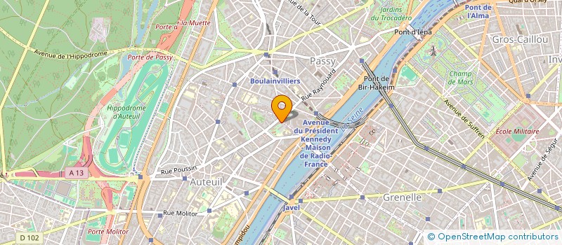 localisation de l'entreprise SCI BENI  PARIS