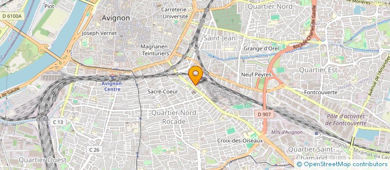 localisation de l'entreprise SCI BENI-MAAD  AVIGNON