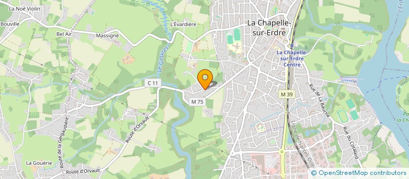 localisation de l'entreprise SCI BENICE  LA CHAPELLE-SUR-ERDRE