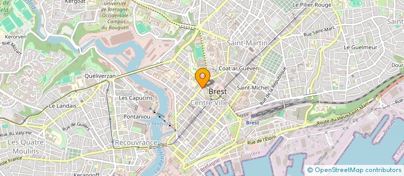 localisation de l'entreprise SCI BENIGUET  BREST