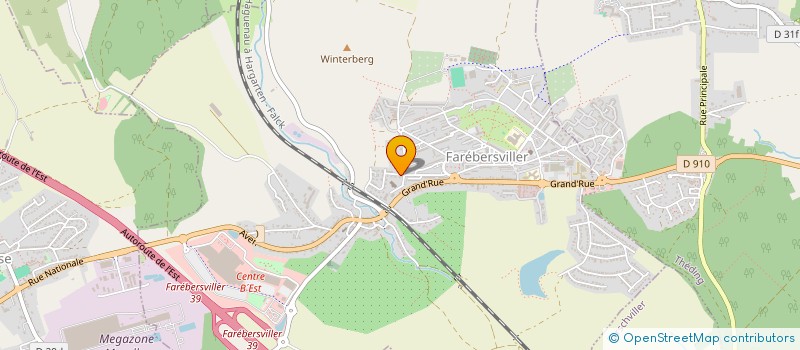 localisation de l'entreprise SCI BENIME  FAREBERSVILLER