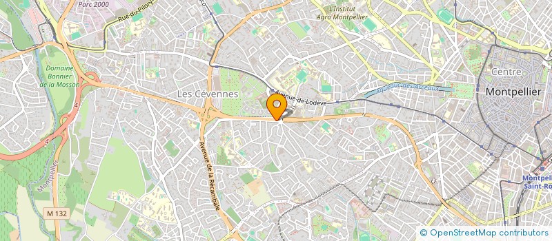 localisation de l'entreprise SCI BENIMMO à MONTPELLIER