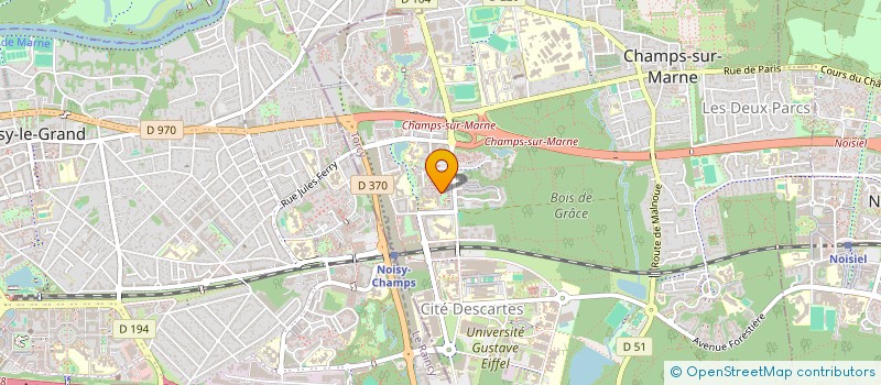 localisation de l'entreprise SCI BENIMMO  CHAMPS-SUR-MARNE