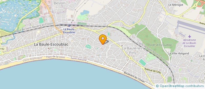 localisation de l'entreprise SCI BENIN à LA BAULE-ESCOUBLAC