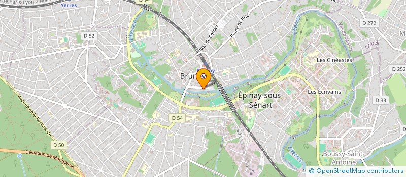 localisation de l'entreprise SCI BENINCASA  BRUNOY