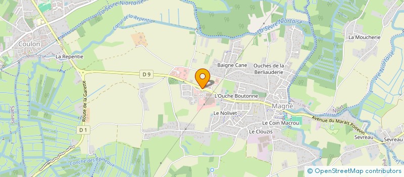 localisation de l'entreprise SCI BENIPIVE  MAGNE