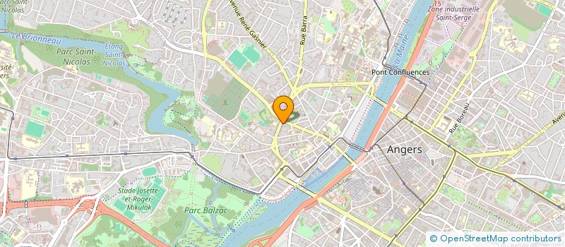 localisation de l'entreprise SCI BENISA à ANGERS