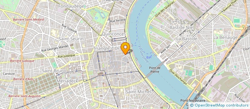 localisation de l'entreprise SCI BENISKY  BORDEAUX