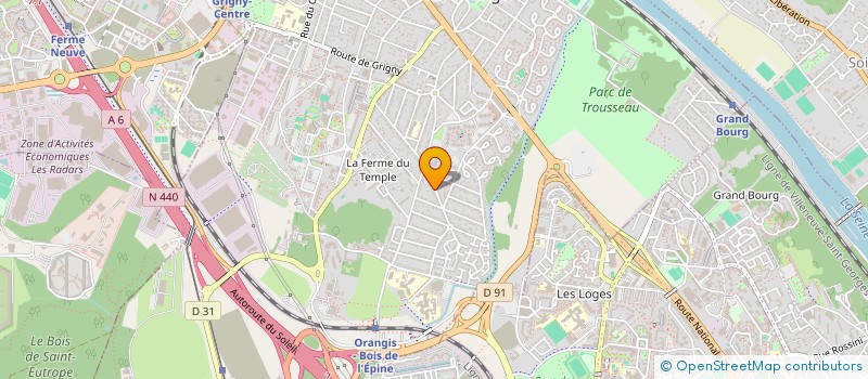 localisation de l'entreprise SCI BENISSAD à RIS-ORANGIS