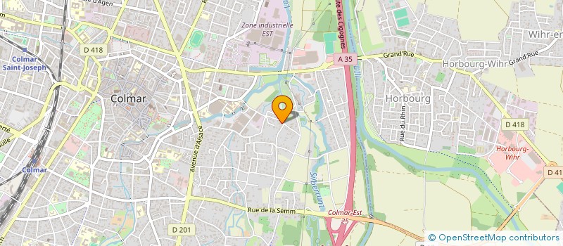 localisation de l'entreprise SCI BENIVI  COLMAR