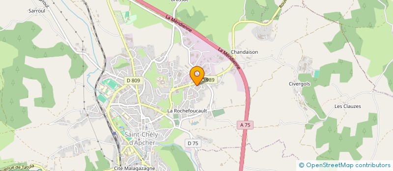 localisation de l'entreprise SCI BENJ  SAINT-CHELY-D'APCHER