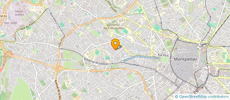 localisation de l'entreprise SCI BENJ à MONTPELLIER